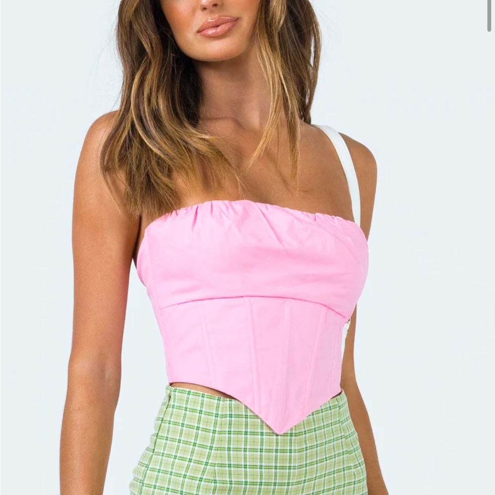 Princess Polly Bad Gal Bustier Pink